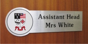 Crest Office and Classroom Door Signs - Signs 4 Schools
